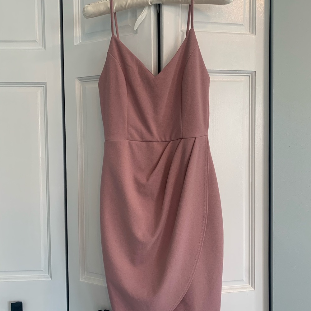 Lulu’s Forever Your Girl Mauve Dress, sz S